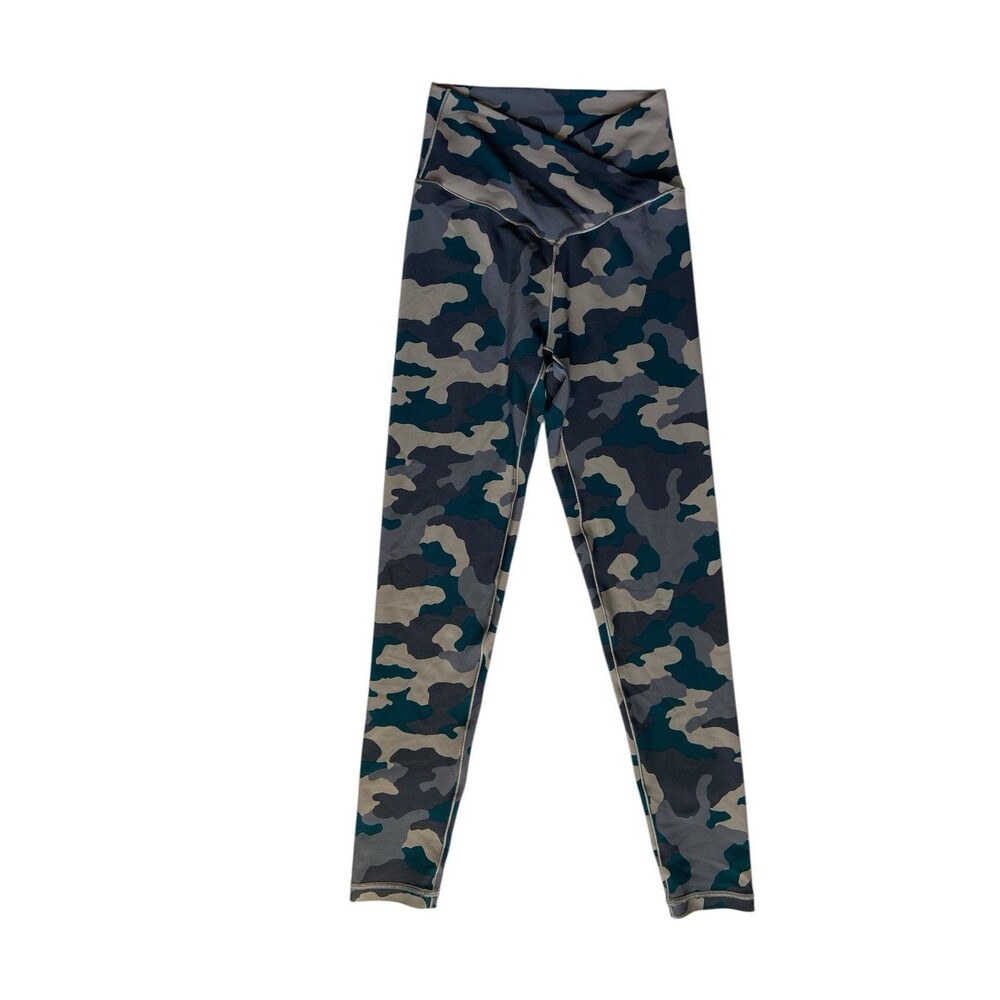 Offline By Aerie Womens Real Me 7/8‎ Crossover Legging Size M Green Camo Hi-Rise